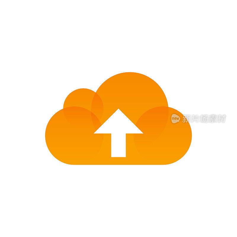 Cloud computing icon design